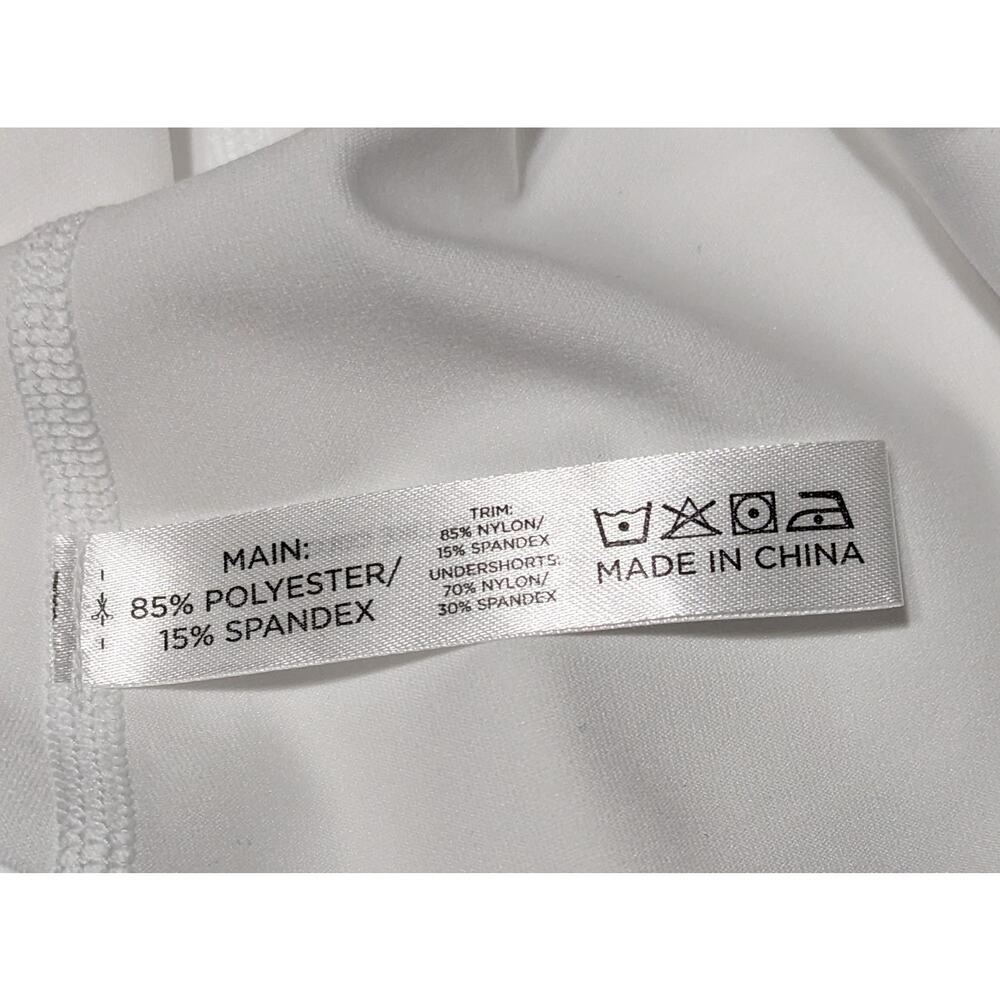 Tuckernuck Mini Tennis Dress Size Medium White Short Sleeve 2-in-1 Pockets NWT - Picture 9 of 12